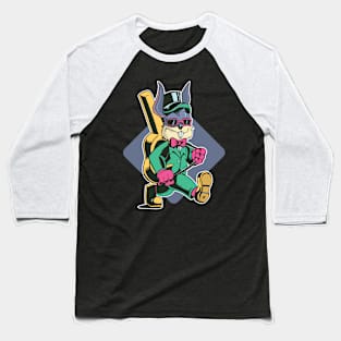 Rabbit Guitar Baseball T-Shirt